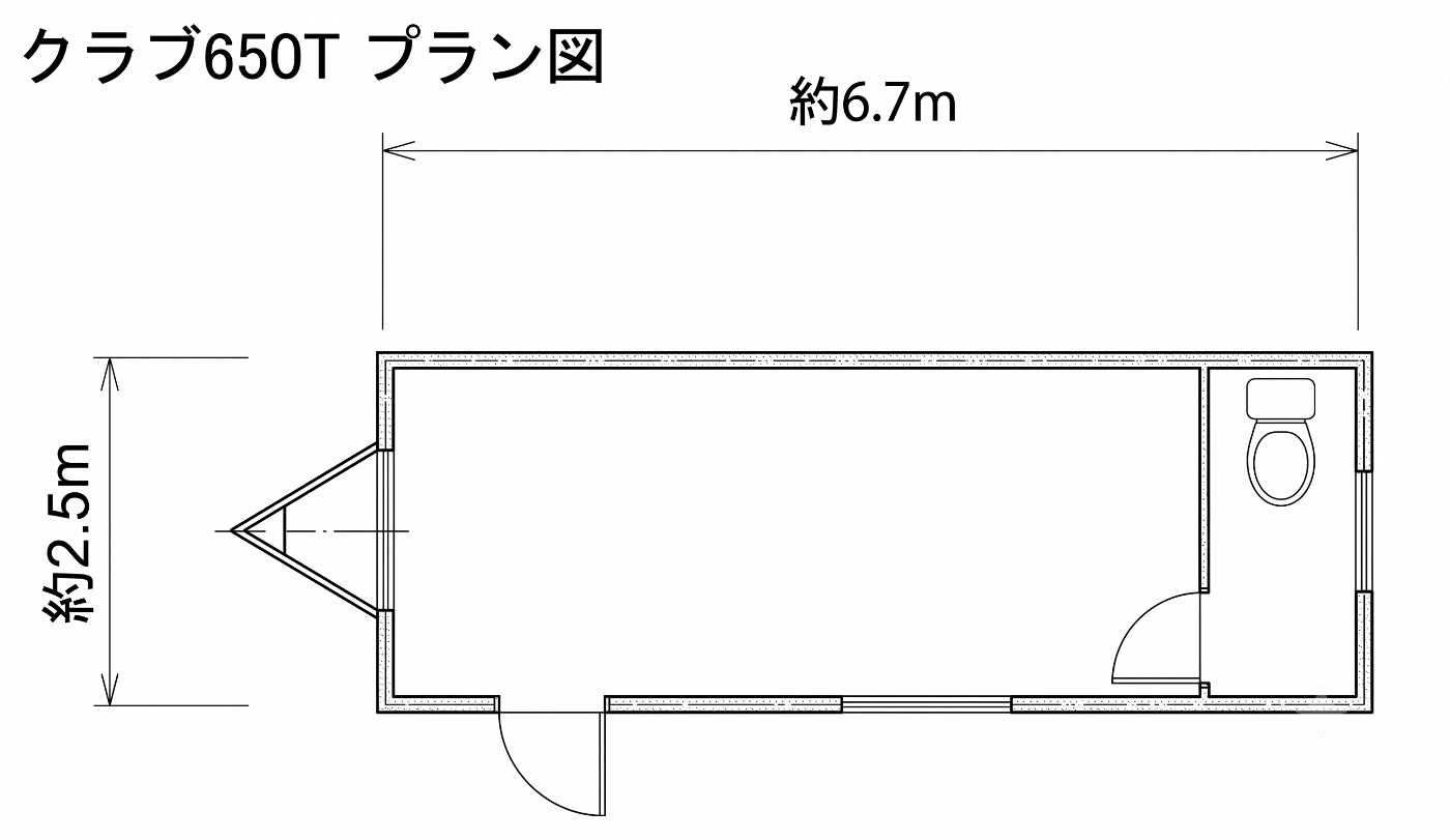 クラブ650T 間取り図