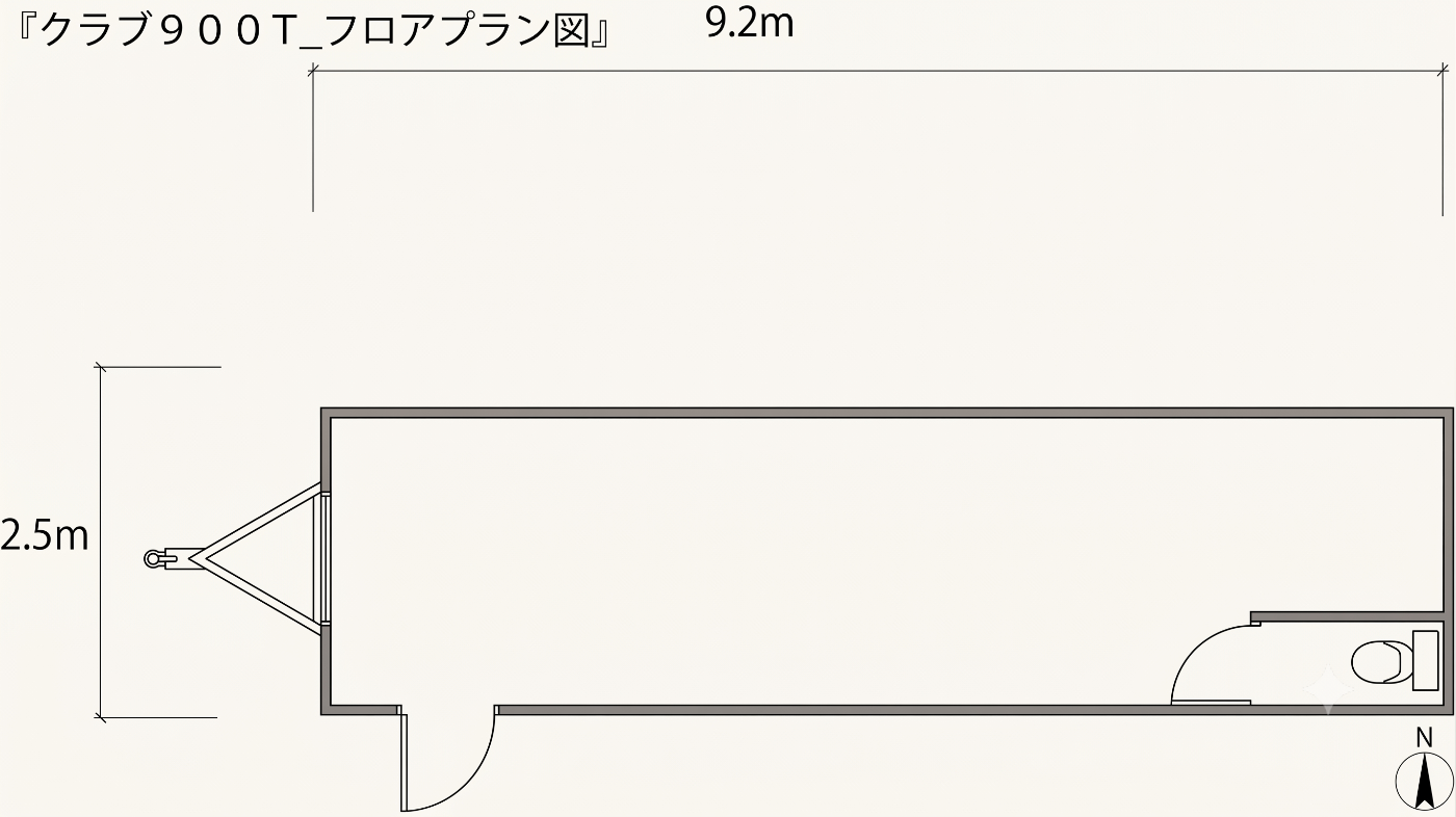 クラブ900T 間取り図