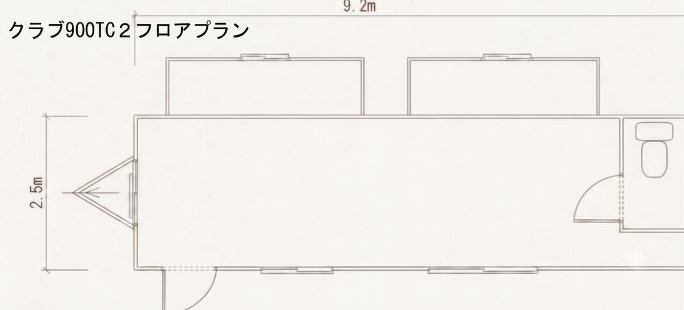 クラブ900TC2 間取り図
