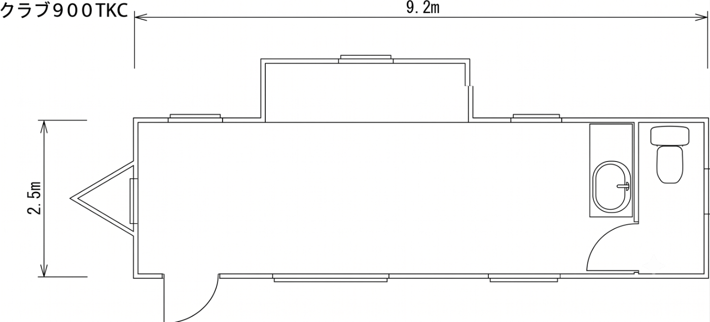 クラブ900TKC 間取り図