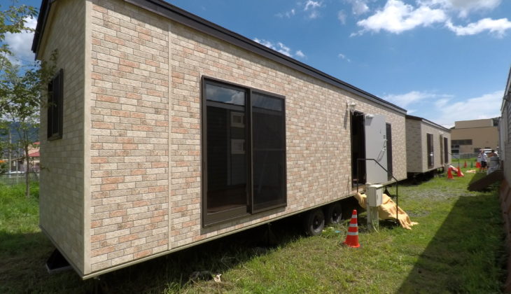 宿泊施設へプラム1100ベースのトレーラーハウスを納車しました