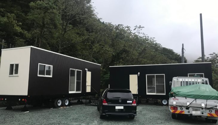 宿泊施設としてクラブ900ベースのトレーラーハウスを納車しました